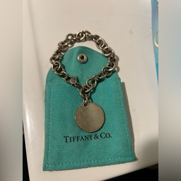 Authentic sterling silver Tiffany & Co. circle bracelet - Picture 1 of 3